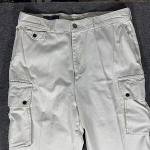 Vintage Ralph Lauren Cargo Pants Mens 36x32 Military Polo Chino Utility Workwear